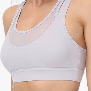 MotoRun Mesh Racerback Sports Bra